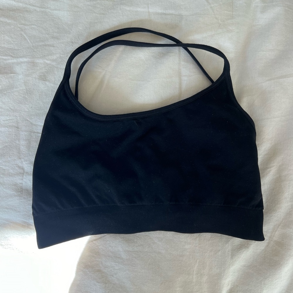 BLACK INVINCIBLE SEAMLESS BRA NVGTN